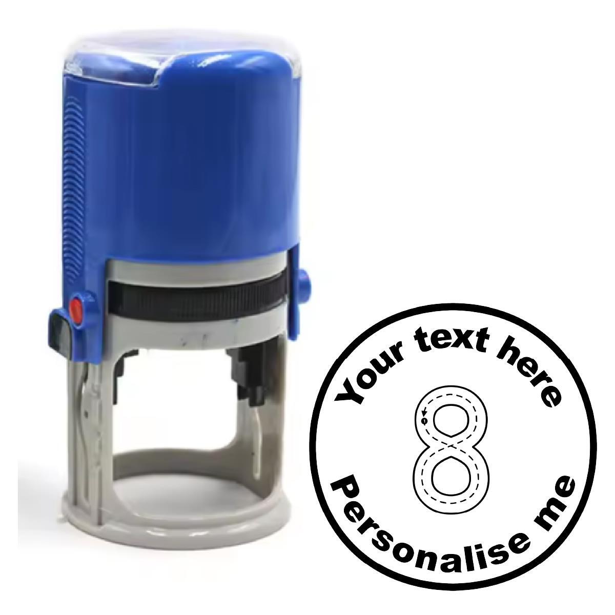 Personalised Stamp Number Formation 30mm Self inking stamper for School Teachers