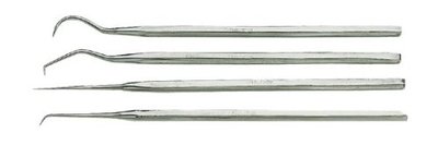 Eclipse 900-205 4 Piece Pick Set, Stainless Steel