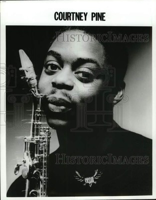 1990 Press Photo Jazz Musician Courtney Pine - hcp87059
