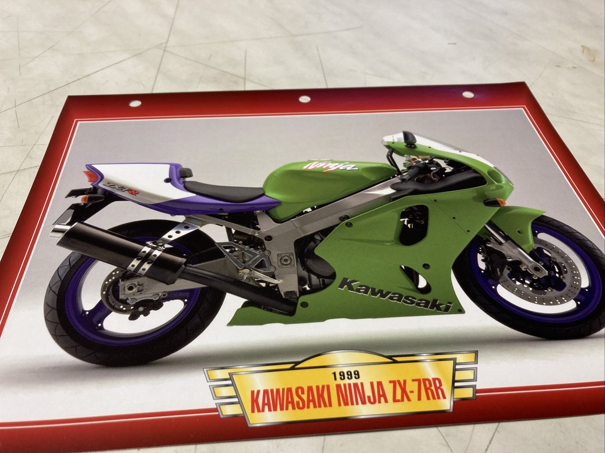 Kawasaki 750 Ninja ZX-7RR 1999 Motorcycle Passion Collection Atlas | eBay Kawasaki 750 Ninja ZX-7RR 1999 Motorcycle Passion Collection Atlas | eBay