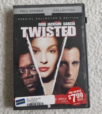 Twisted (DVD, 2004, Full Screen) Ashley Judd, Andy Garcia, Samuel L Jackson