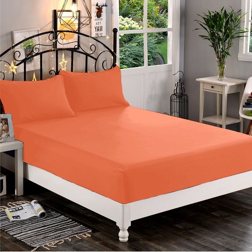Dream Linen Waterbed Sheet Set 1000TC Egyptian Cotton King Size Solid Colors - Picture 150 of 163