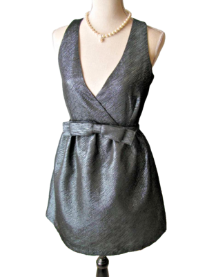 claudette cut out dress in blue metallic superdown | Dresses | Superdown Claudette Cutout Blue Metallic Mini Dress Size Medium Nwot