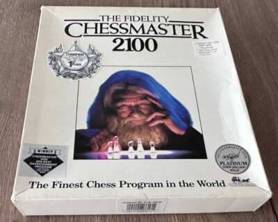 CHESSMASTER 2100 The Fidelity Commodore Amiga mit 2 Disks, Box, Manuals, works