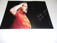 NIKOLAI VOLKOFF WRESTLING HOF 05,WWE RUSSIAN STAR #2 W/HOLO SIGNED 11X14 PHOTO