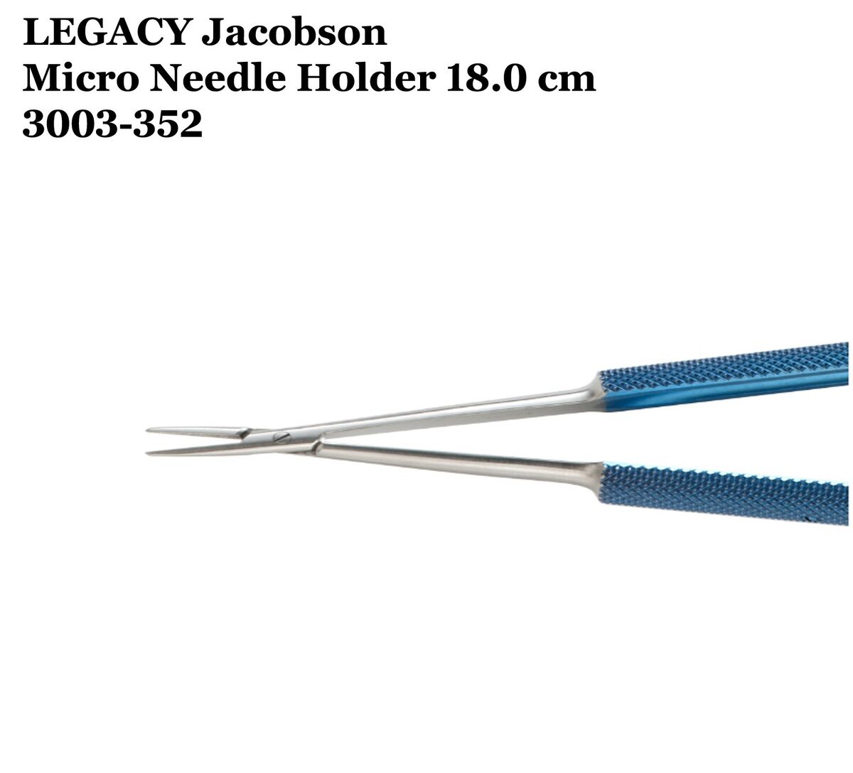SCANLAN® LEGACY Jacobson Micro Needle Holder straight 18cm SCANLAN® LEGACY Jacobson Micro Needle Holder straight 18cm