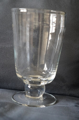 Authentique verre à pied ancien soufflé, grande taille, en très bon état. - Picture 1 of 12