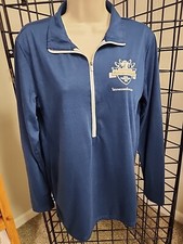 Chattanooga Hungry Turkey Half Marathon 5k Quarter Zipper Track Jacket Sz Small