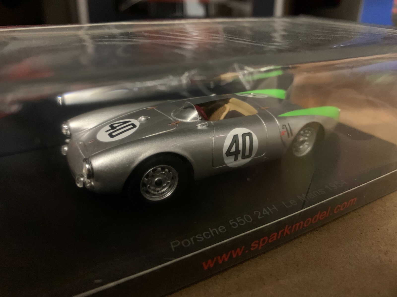 Porsche 550 N°40 Le Mans 1954 Spark 1/43 - Passion automobile