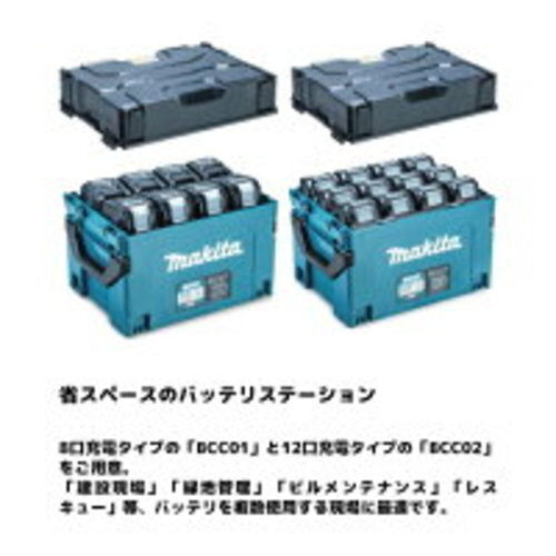 Makita 40Vmax Multi-port Charging Case A-78352 BCC02 12-port Charger No-Battery - Picture 2 of 9