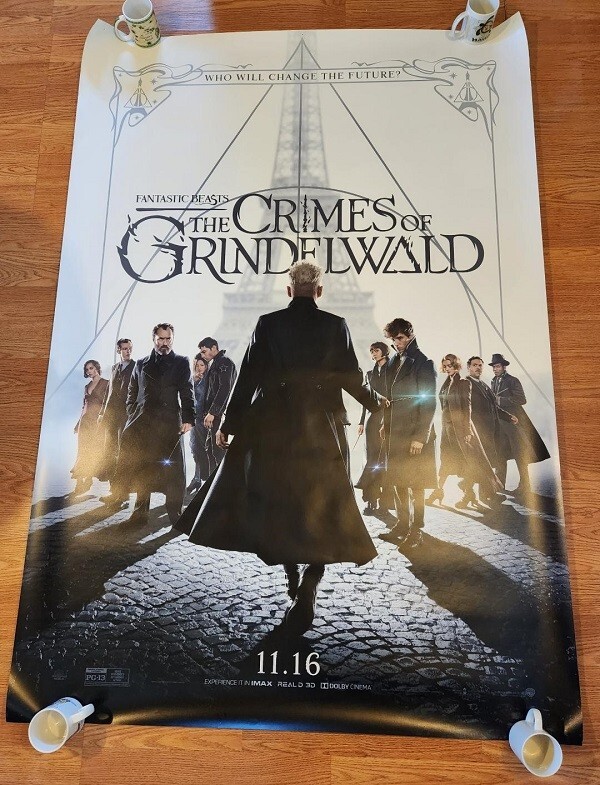 FANTASTIC BEASTS THE CRIMES OF GRINDELWALD 4' X 6' BUS SHELTER POSTER - Original