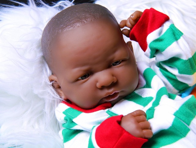 african american silicone reborn baby boy