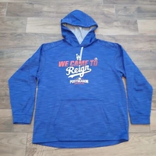 LA Dodgers Hoodie Mens Extra Large Blue Majestic We Came To Reign Postseason