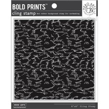 Hero Arts "AQUA TEXTURE" Background Cling Bold Prints Stamp 6"x6" 2023