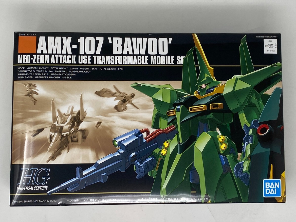 Maquette Gundam HGUC 1/144 – AMX-107 Bawoo, Bandai Spirits, Neuf