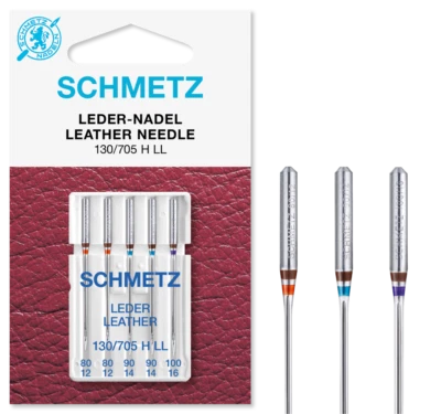 Schmetz Leather Household Domestic Sewing Machine Needles - Buy 2, Get 3rd Free!
