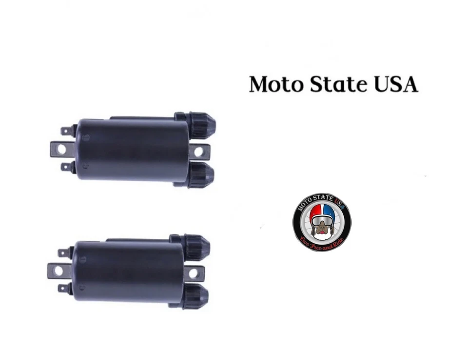 2x Bobina de ignição e pacote de vela de ignição para HONDA Magna 700 VF700C (1984 1985 1986) - Imagem 3 de 4