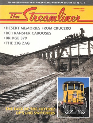 The Streamliner V13 N3 UP LNG Switcher KC Transfer Cabooses Zig Zag Trestle