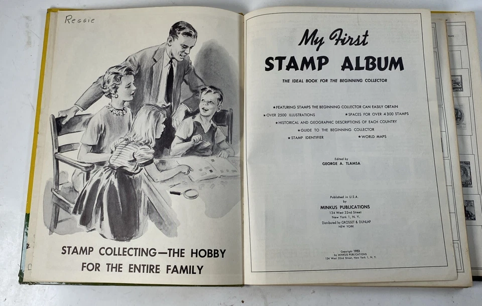 Мой первый альбом марок - винтаж 1961 плюс марки книга для начинающих - Изображение 4 из 4