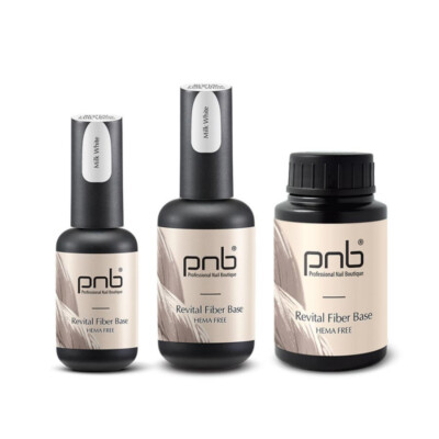 PNB Revital Fiber Base Coat LED UV SMART Color Rubber Base HEMA FREE