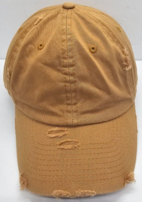 Kbethos VIntage Style Distressed Brown Cap Men's Size OSFM