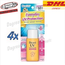 4x Biore UV Perfect Protect Milk Moisture SPF50 /PA  Sunscreen 25ml