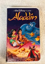 Aladdin (VHS, 1993) Black Diamond Walt Disney Home Video - Classic 1662
