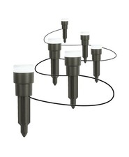 OSRAM LED Wegeleuchte, Garten Lichterkette, 6 Leuchten, IP65, EEK:F (Spekt. A-G)