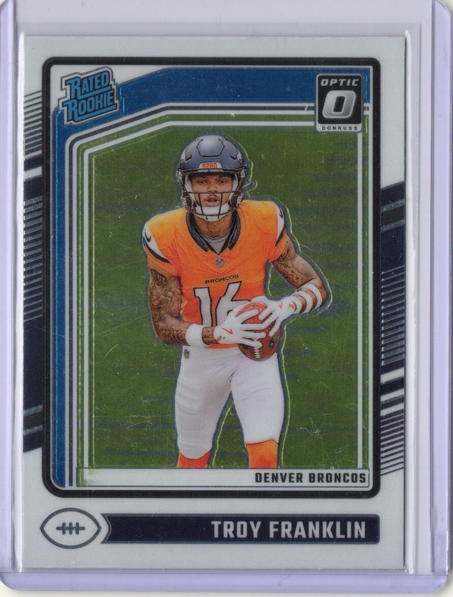 2024 Panini Donruss Optic - Rated Rookie Troy Franklin #294 (RC)