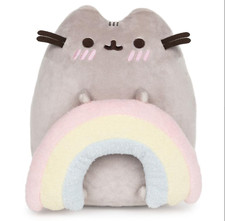 GUND - Pusheen with Rainbow Plush, 9.5" inch