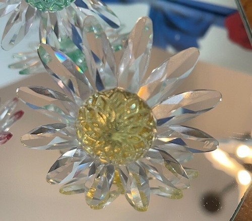 SWAROVSKI Erneuerungsgeschenk 3 Blumen Set - Grün, Rot, Gelb mit 2 Boxen und Spiegel - Bild 4 von 4