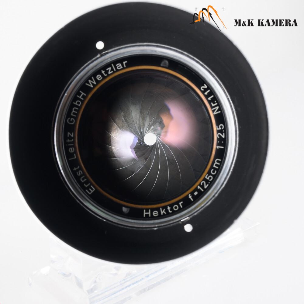 LEITZ Leica Hektor L39 125mm/F2.5 Visoflex lens Silver Lens LEITZ Leica Hektor L39 125mm/F2.5 Visoflex lens Silver Lens