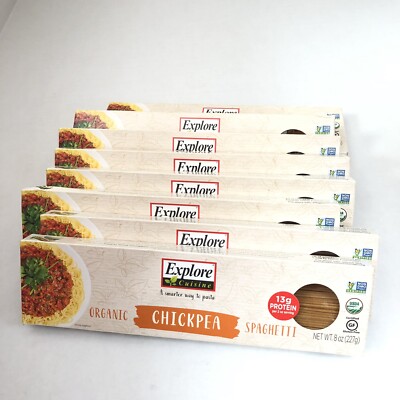 Explore Cuisine Organic Chickpea Spaghetti - 8 Packages  FREE SHIPPING Exp. 4/23