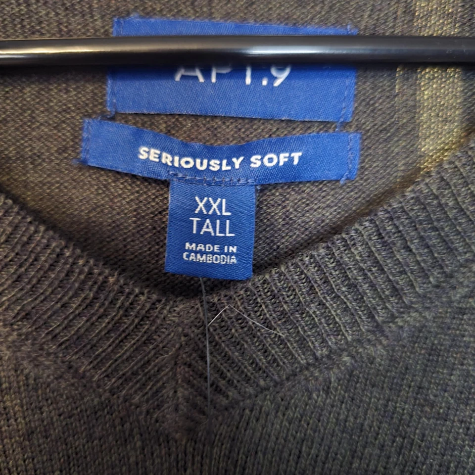 Camisa informal Apt 9 para hombre manga larga XXL alta seriamente suave Foto 2 de 3