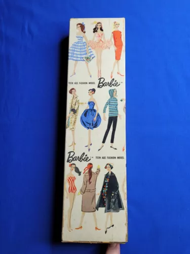 VINTAGE BARBIE TM BLOND PONYTAIL 850 BOX GAY PARISIENNE 1959 JAPAN