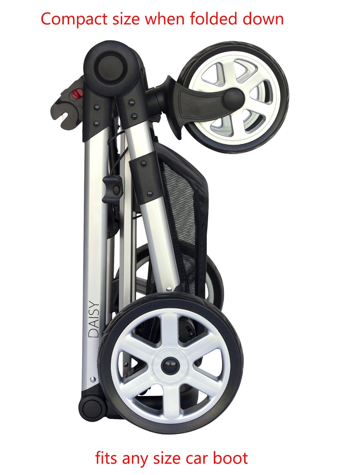DAISY Sistema da viaggio in GRIGIO, 3 in 1 incl. Seggiolino auto + base isoFIX e borsa mamma OMAGGIO foto 5