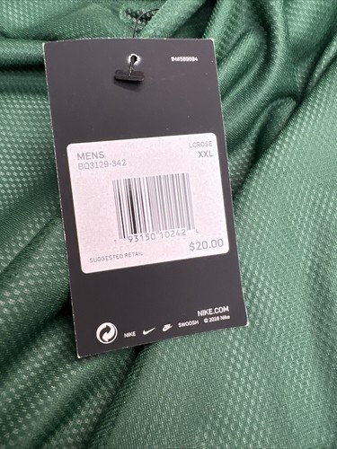 Nike Reversible Lacrosse Training Jersey Mens Sz XXL Green White NWT BQ3129-342 - Bild 7 von 7