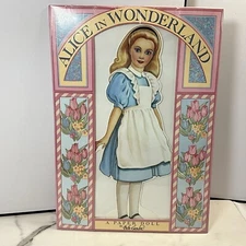 VTG. Alice In Wonderland Peck-Gandre 1992 Paper Doll Set SEALED - Unopened Uncut