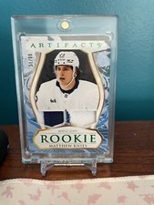 2023-24 Artifacts Hockey Matthew Knies Rookie Patch/Jersey Emerald 31/99