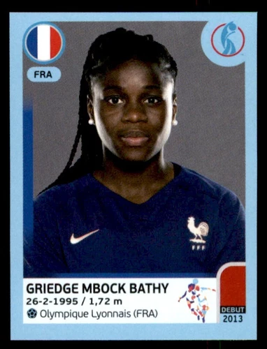 Panini Women's Euros 2022 Sticker - Griedge Mbock Bathy France No. 286
