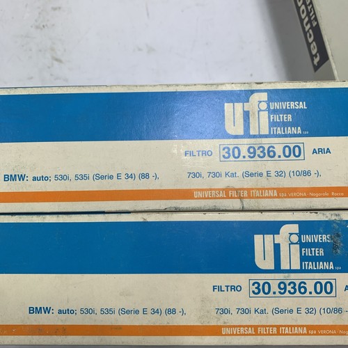 30.936.00 UFI FILTRO ARIA BMW 530i - 535i E34 730i - 735i il E32 ALPINA B10 B11 - Imagen 3 de 3