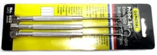 General (862) 3 Piece Carbon Steel 45 Degree, Double Bend, & Hook Bend Probe Set