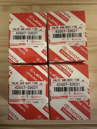 4Pcs Genuine OEM TPMS 42607-33021 PMV-107J For Toyota Lexus Tire Pressure Sensor - Picture 3 of 3