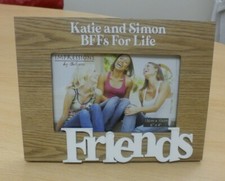 Image of Personalised Wooden Friends Frame 6 x 4