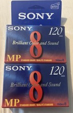 Sony P6-120MPL/2 8mm Metal Particle Cassette Tape