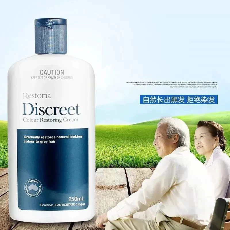 2X Restoria Discreet Hair Cream 250ml Grey Hair Reversal & Natural Color Restore - image 4 of 4