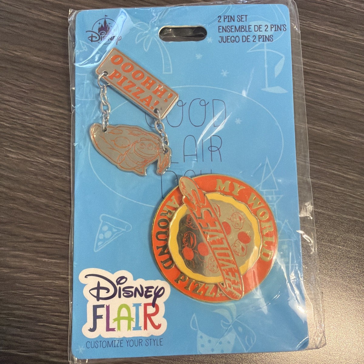 Disney Pin Toy Story Pizza Planet Little Green Men Alien Flair 2