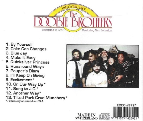 The Doobie Brothers Introducing the Doobie Brothers (CD) (US IMPORT) - Picture 2 of 2