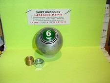 #6 Gray Pearl Custom Billiard ball Shift Knob 2 1/4" Made In The USA