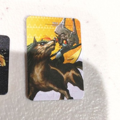 Legend of Zelda Twilight Princes Mini Amiibo Card   Wolf Link